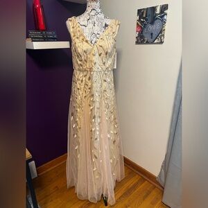 Ever Pretty Zoey Leaf Sequin Sleeveless A-Line Gown NWT